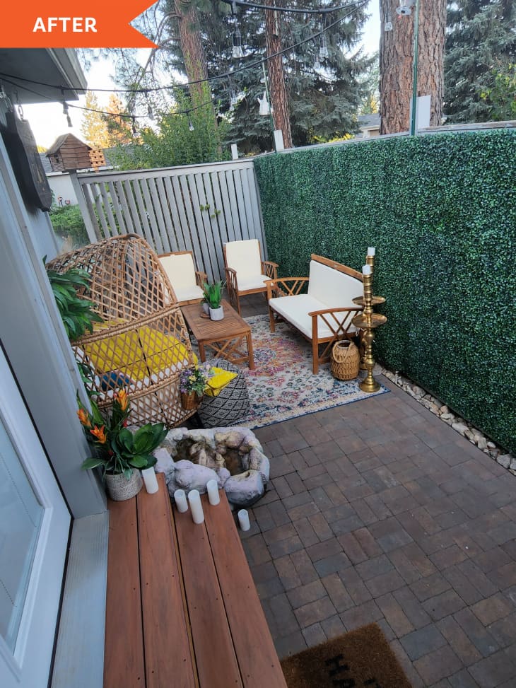 Outdoor Patio Transformation - Before After | The Kitchn